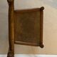 Chaise de couvent en bois 19ème siècle