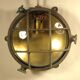 22 cm brass "porthole" wall light