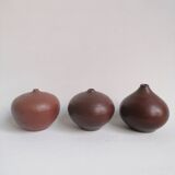 Set de 3 céramiques miniatures vintage Antonio Lampecco