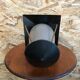 Old black metal & brass lantern pendant + vintage round opaque glass
