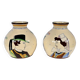 Paire de Vases en Faïence, Henriot Quimper – Milieu XXe