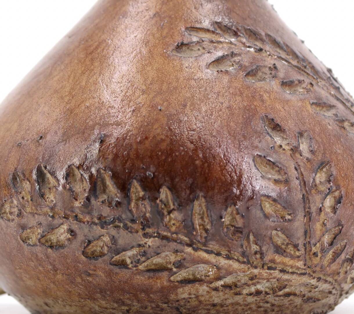 Ceramic lamp base signed Sésame Vallauris