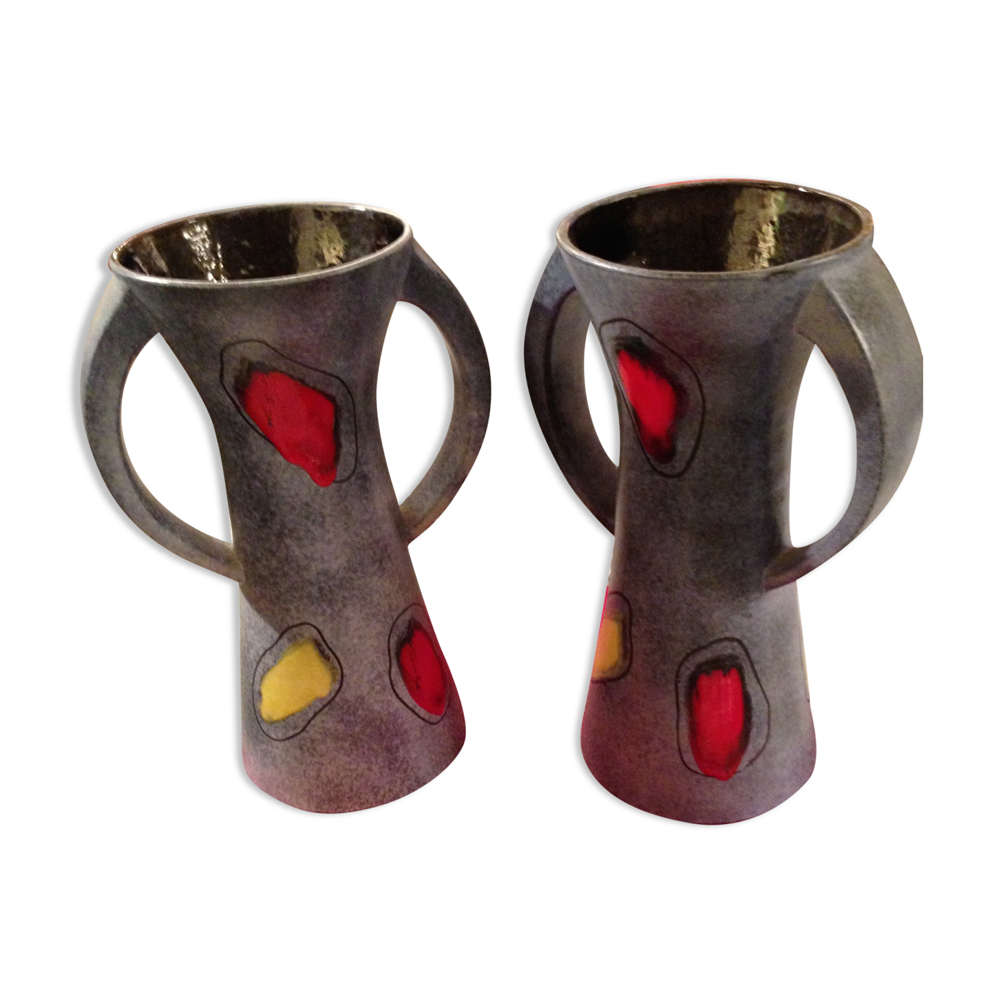 Pair of vintage vases 1960