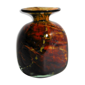 Vase couleur ambrée