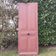 Old solid wood entrance door H225xW86cm right-hand push