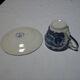 Assortment of 3 blue cups