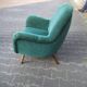 Sofa 2 places Egg 50s 60s