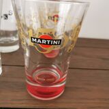7 large Martini glasses