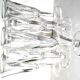 Saint-louis series of 6 crystal champagne flutes cut cerdagne