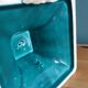 Niderviller emerald green column candle holder