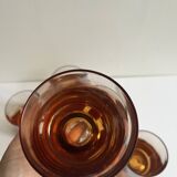 Amber Whiskey Glasses