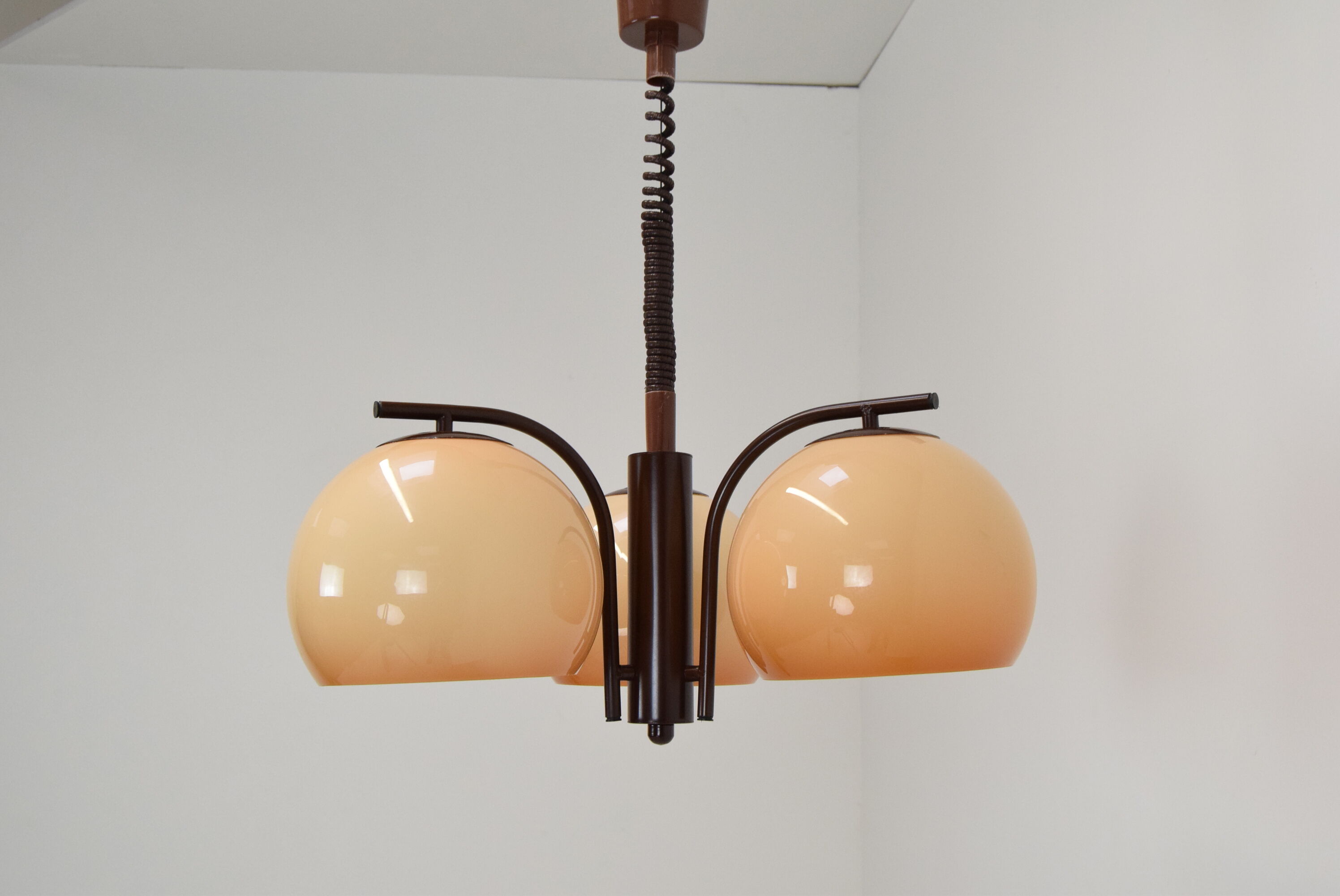 Mid-century adjustable chandelier ,1970's