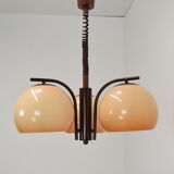 Mid-century adjustable chandelier ,1970's