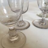 Series of 6 matching 19th walking glasses