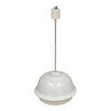 Suspension lamp "derby" in triplex opal glass – karel volf, osvě