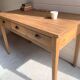 3-drawer oak desk