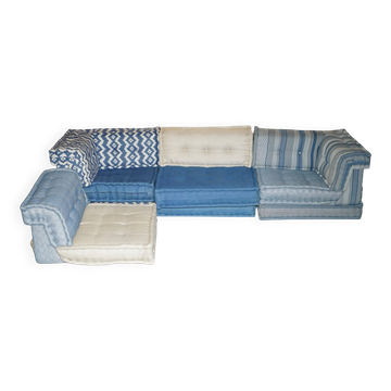 ROCHE BOBOIS Modular Sofa Kenzo Mah Jong 11 pieces Hans Hopfer