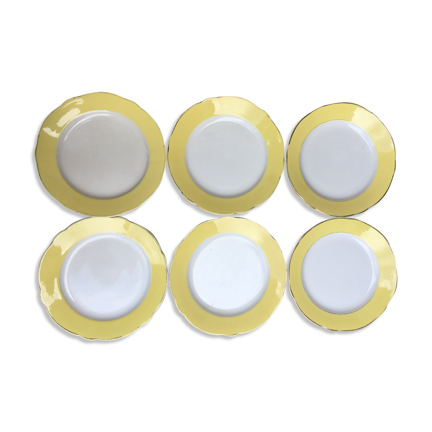 Yellow plates Lunéville