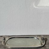 Silver-plated duck dish