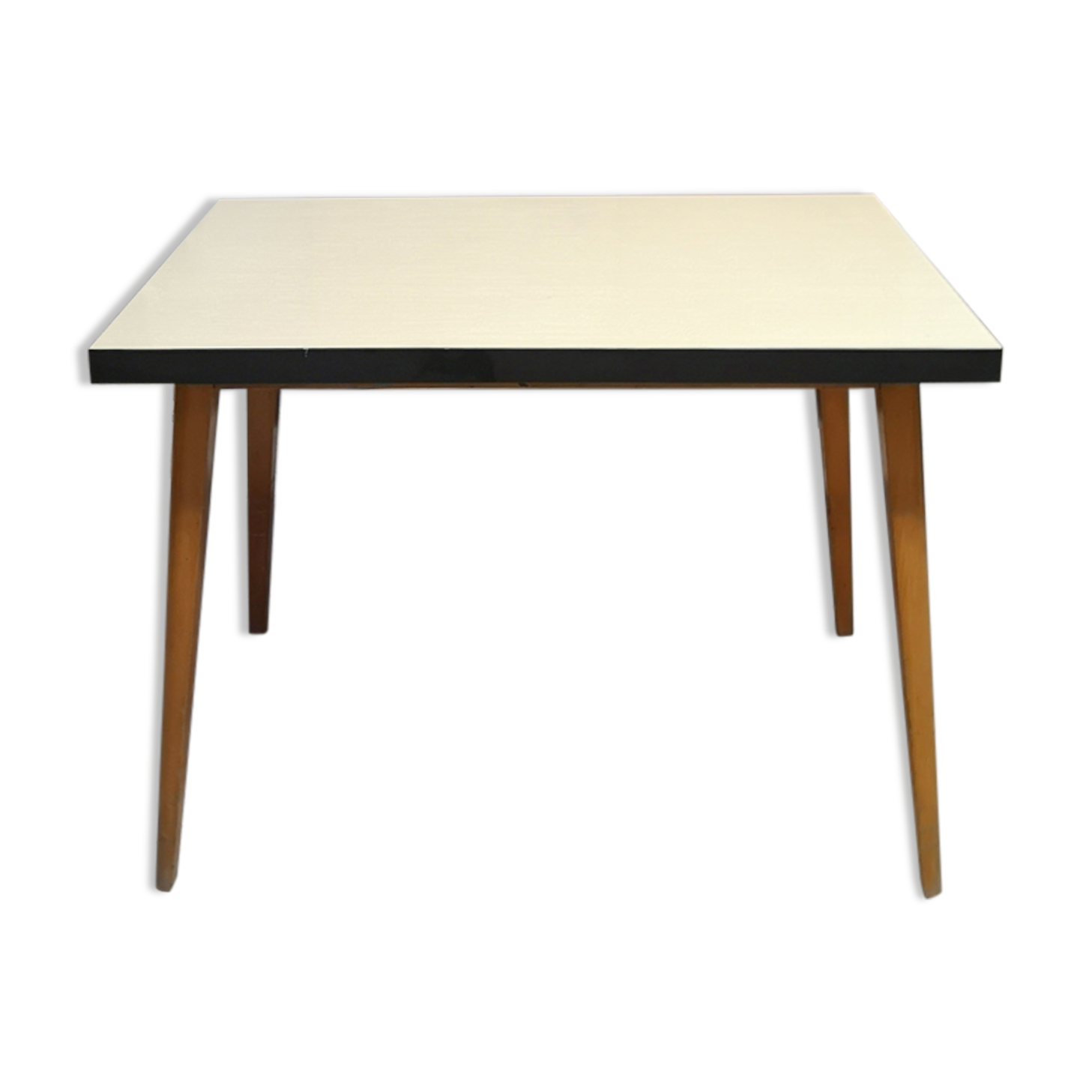 Dining table kitchen formica compass legs 50 60