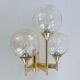 Large vintage glass sconce from Sciolari
