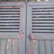 Pair of shutters oak parts with louvers 201,5x106cm
