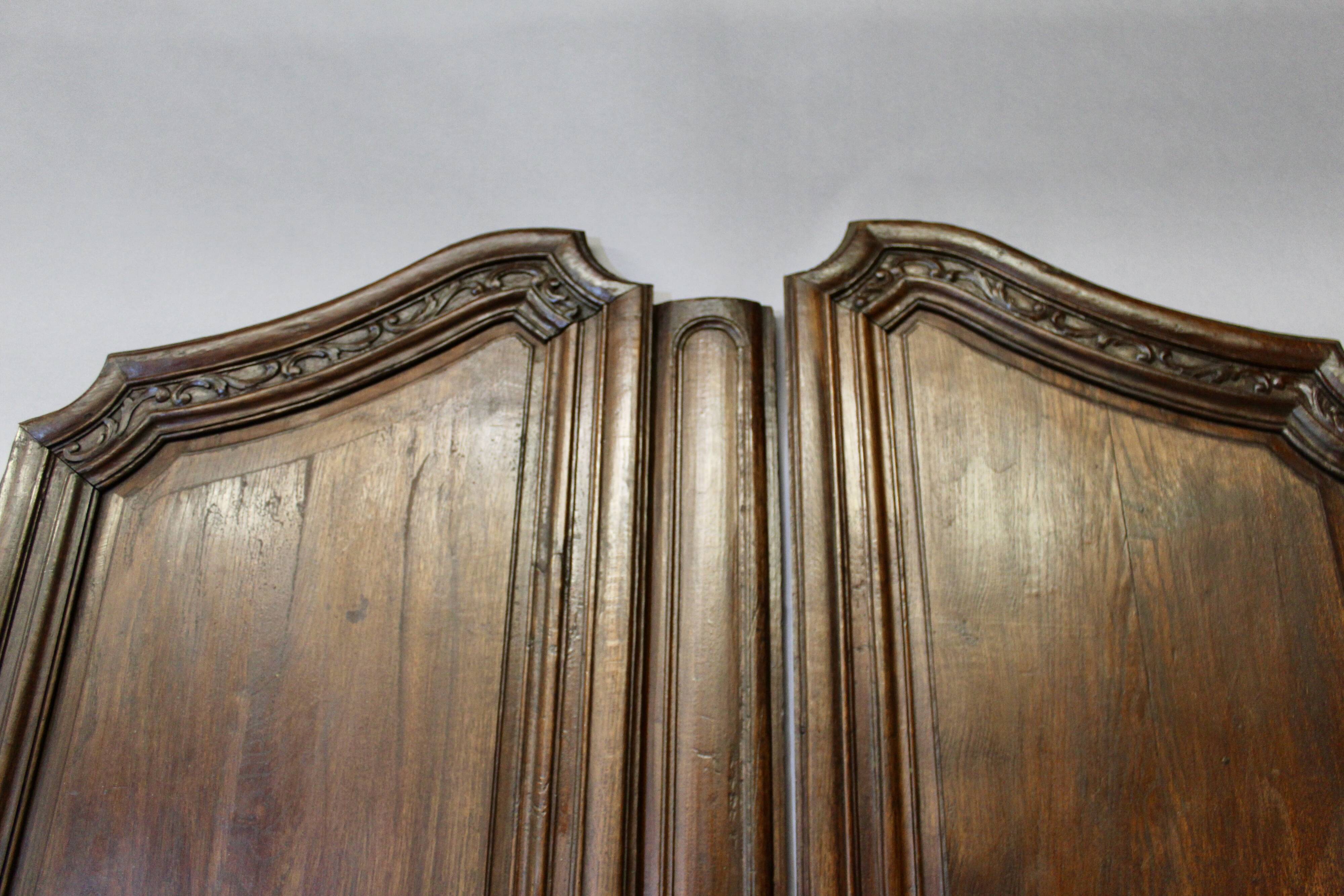 Pair of richly carved Louis XV doors