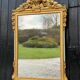 Grand Miroir Louis XVI En Bois Sculpté Et Doré, France, XVIIIème Siècle