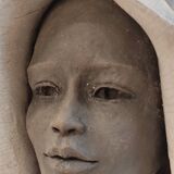 Old Large women's ceramic bust