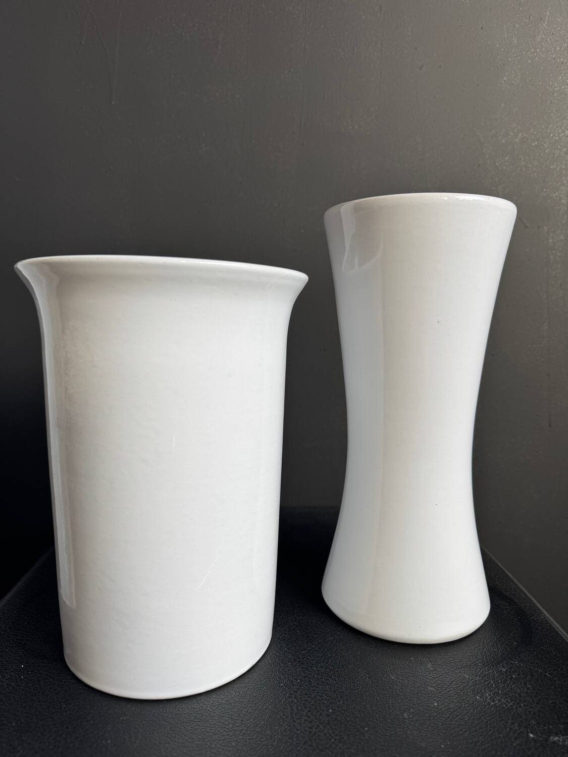 Vases diabolo céramique West Germany années 60