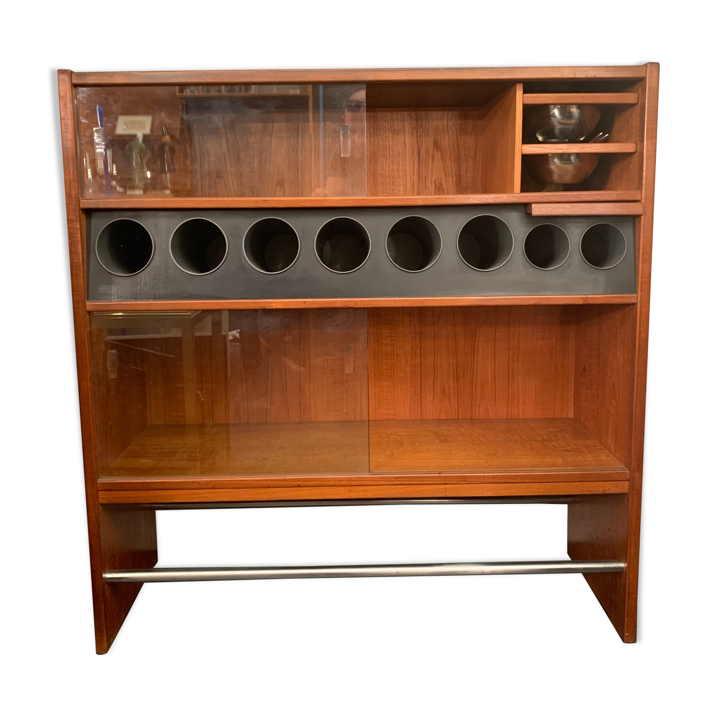 Scandinavian teak bar by Poul Heltborg Editor Heltborg Møbler 1960