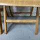 Paire de chaise pliante dépareillés en bois