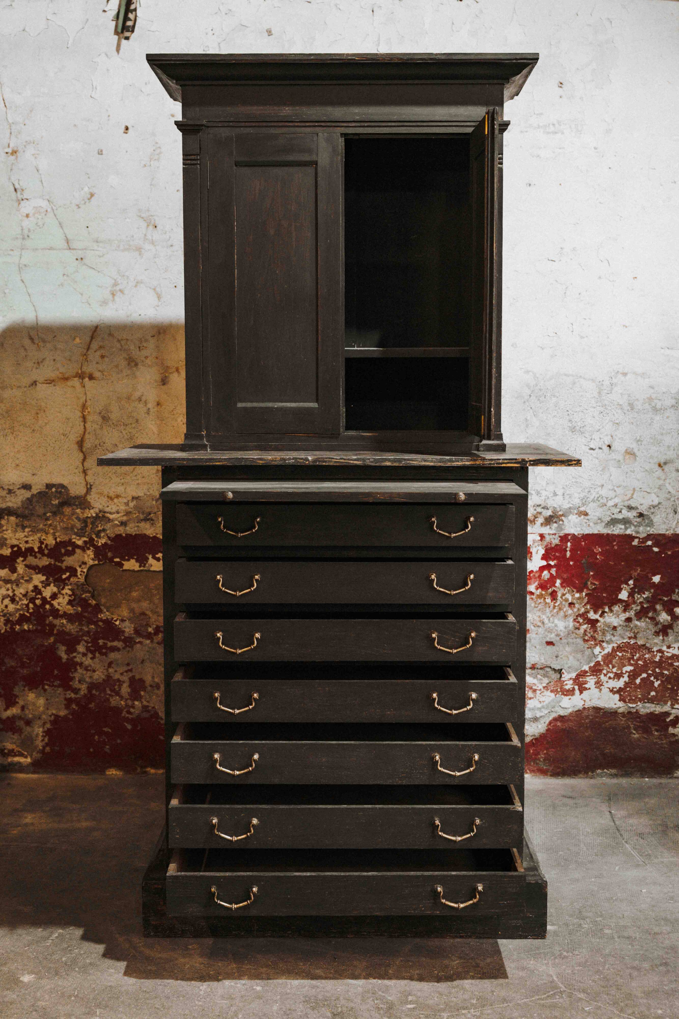 Exceptional piece of craft furniture from the Mérignargues workshop in Nîmes