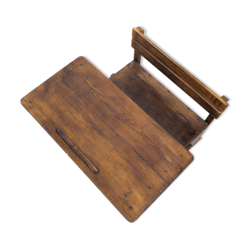 Pupitre d'écolier pliant en bois pour enfants, Bauhaus, années 1920