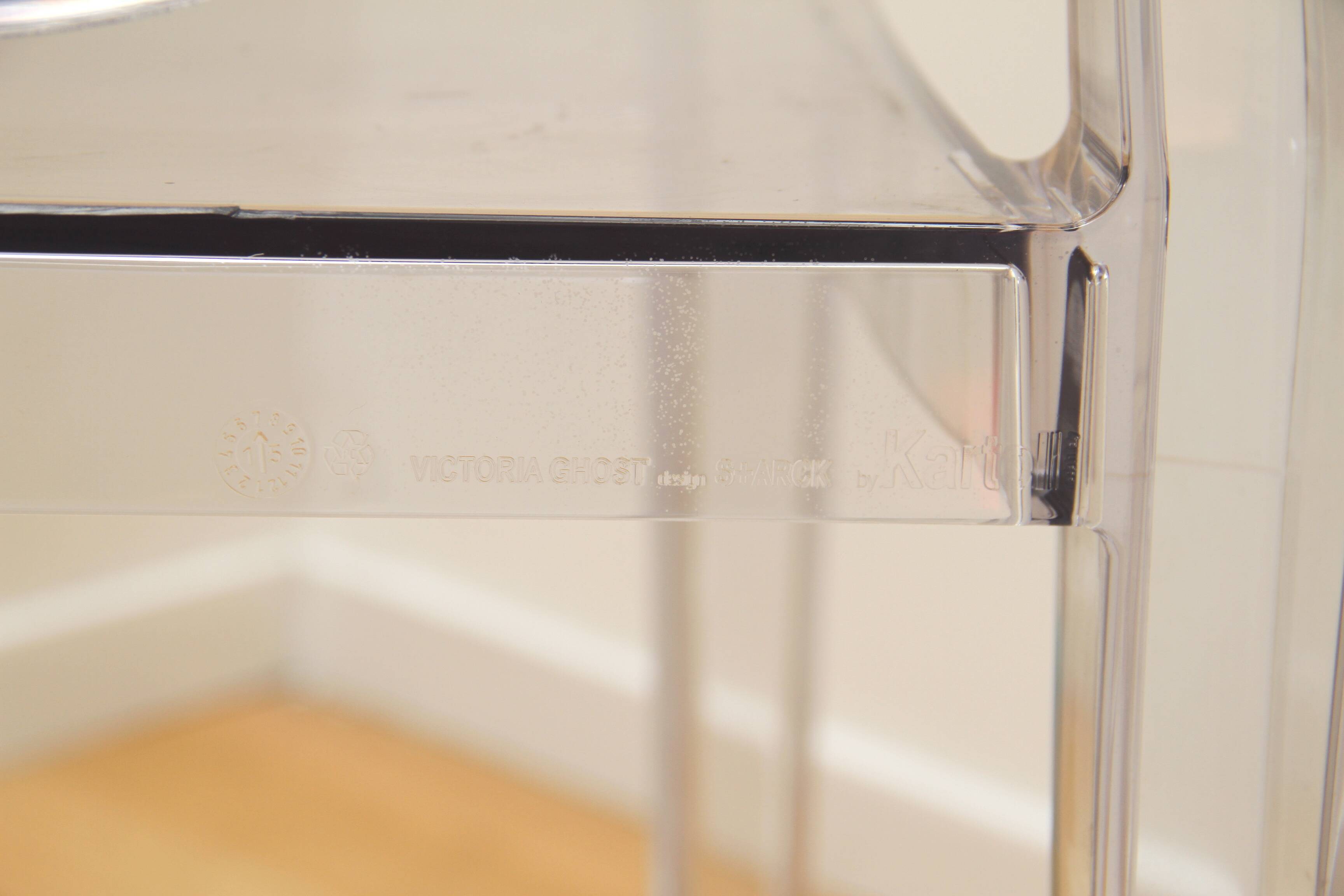 Pair of Victoria Ghost chairs, Philippe Starck