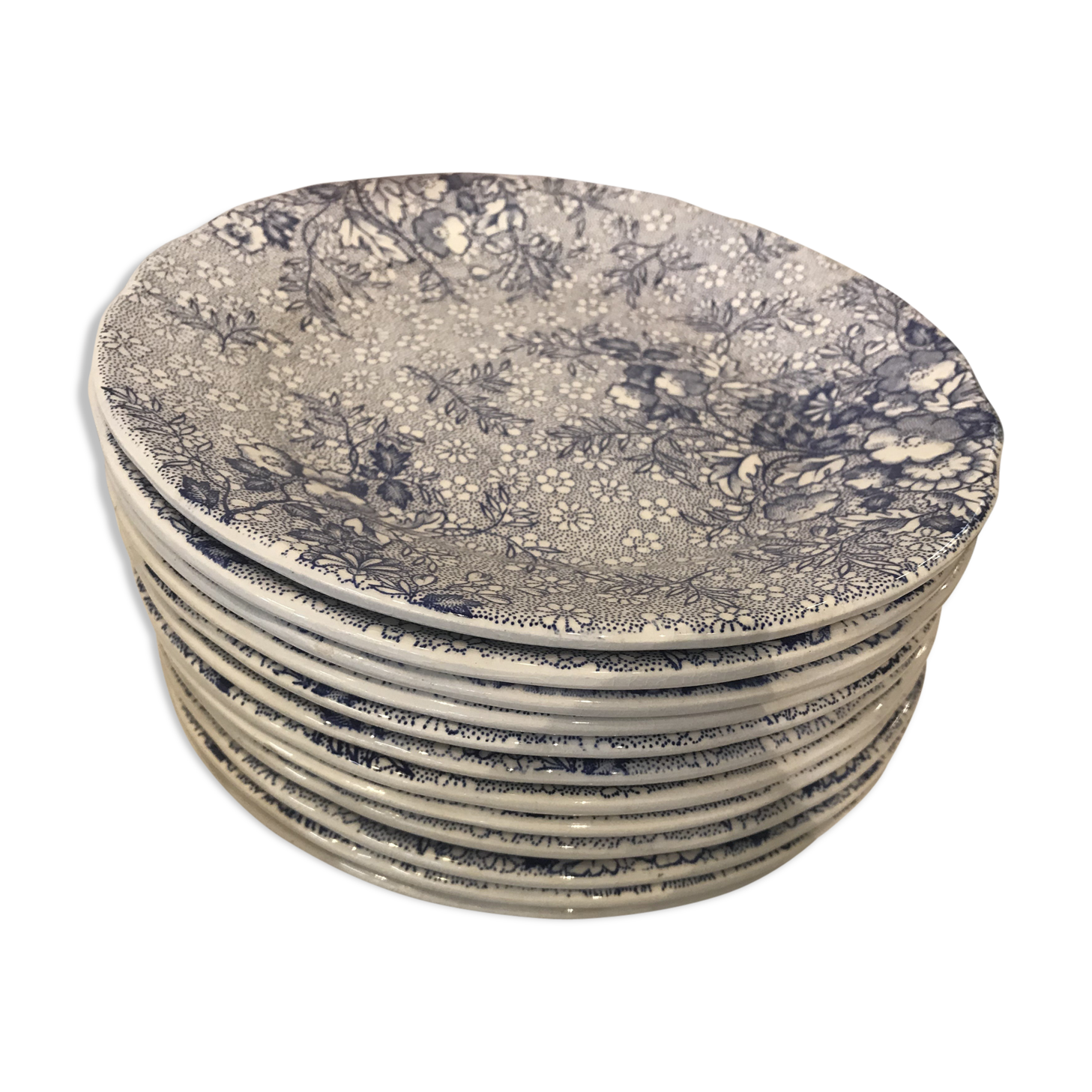 Series of 25 plates Italian