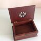 Old patented open-wood cigarette box 30-40 years