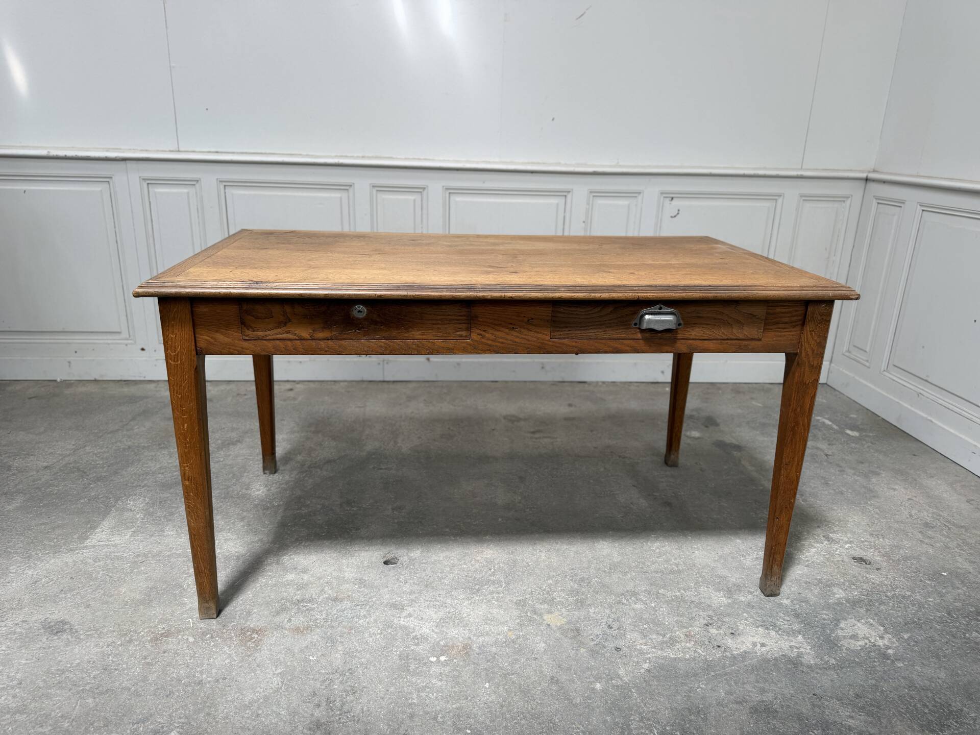 Old small farmhouse table from the 1930s.