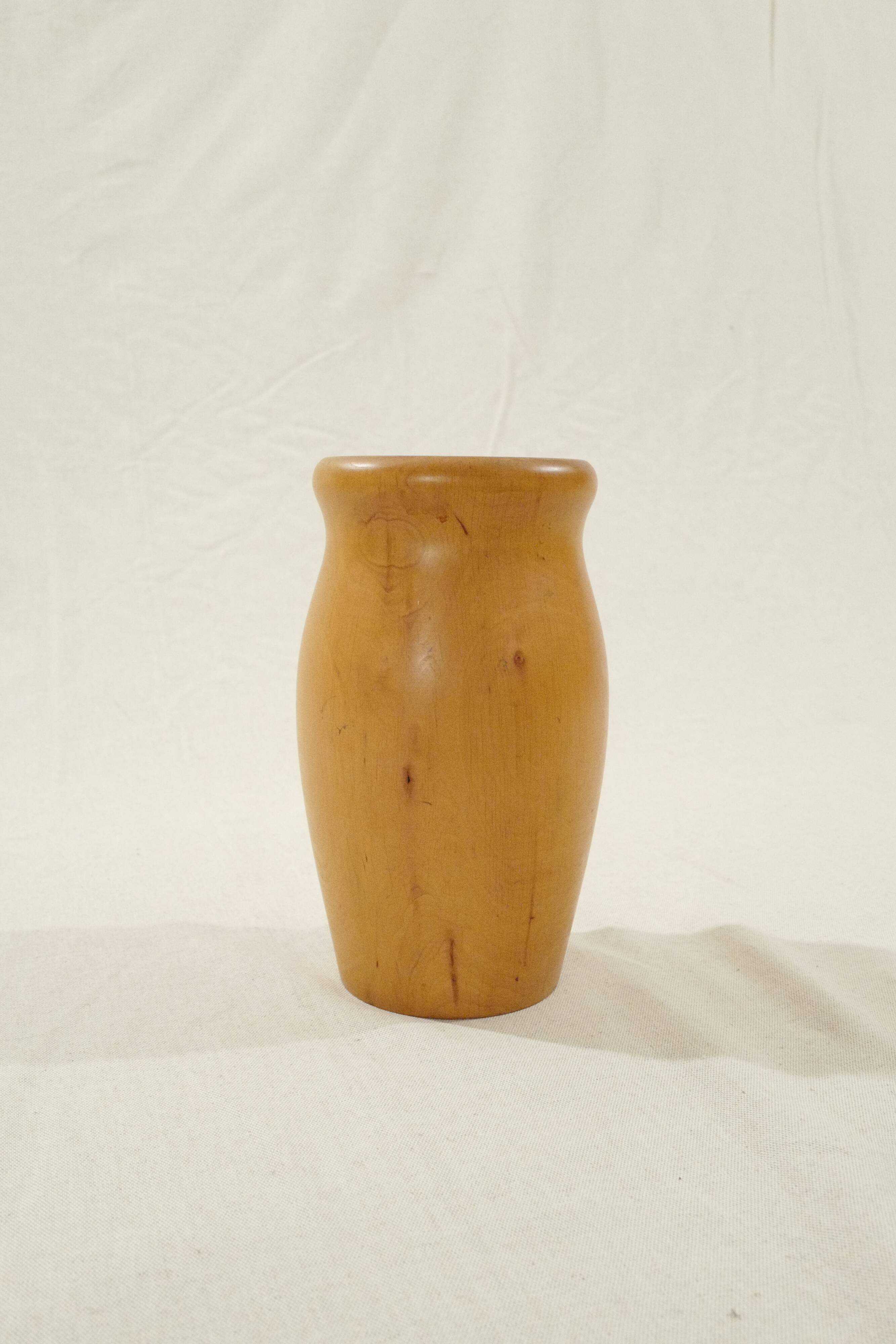 Wooden vase
