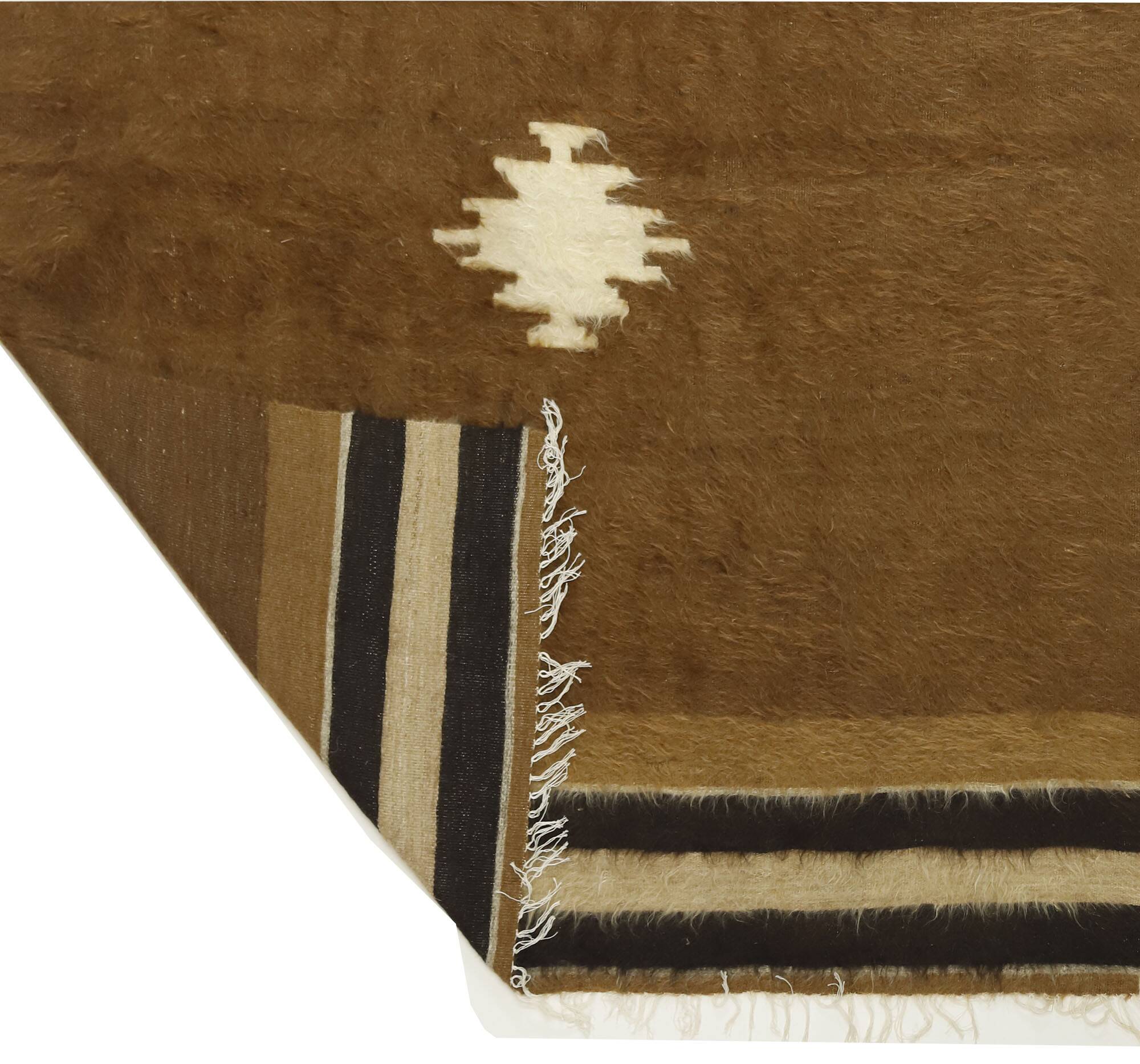 Turkish Anatolian Handmade Vintage Area Kilim Rug 167 cm x 125 cm