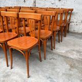 Set of 32 vintage bistro chairs