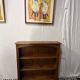 Bibus in solid pine, bookcase in pitch pine, 20th century manufacturing