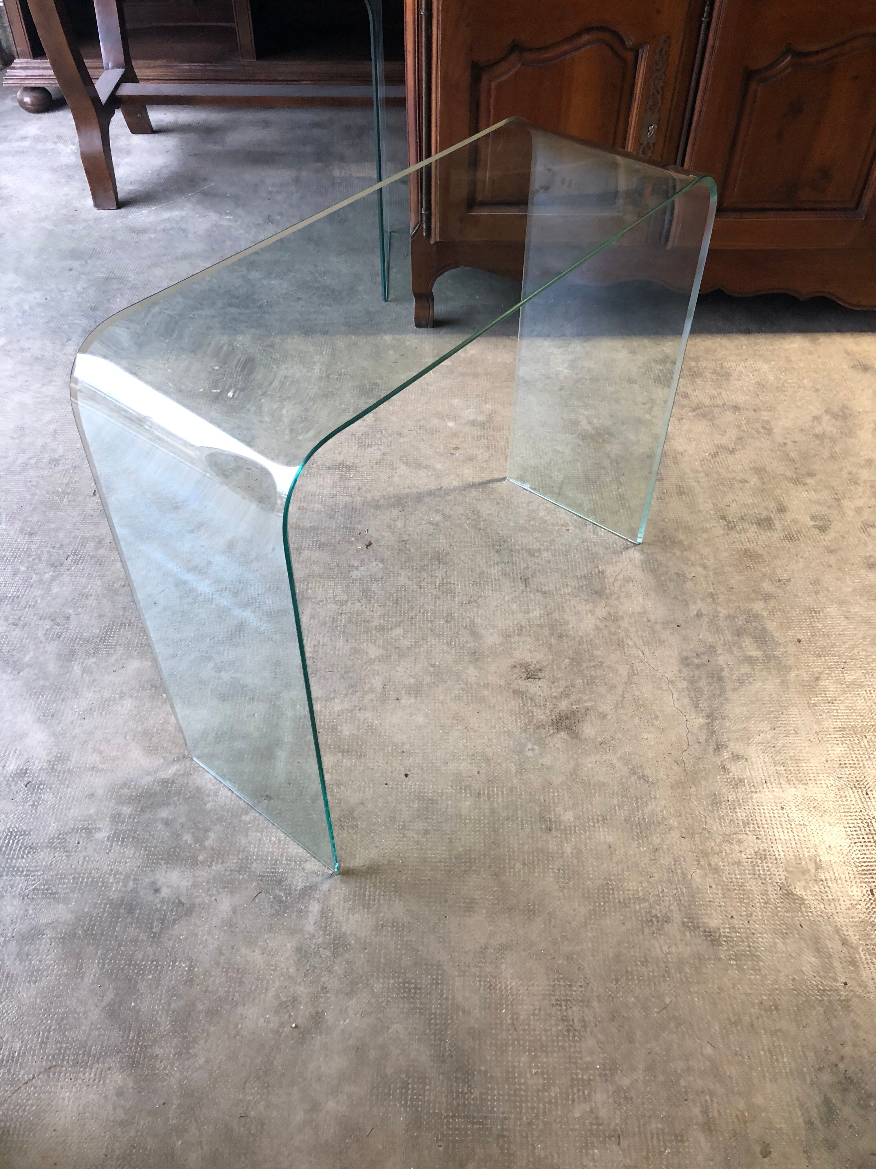 Glass console