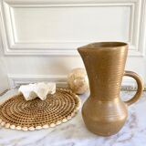 Stoneware pitcher vase
