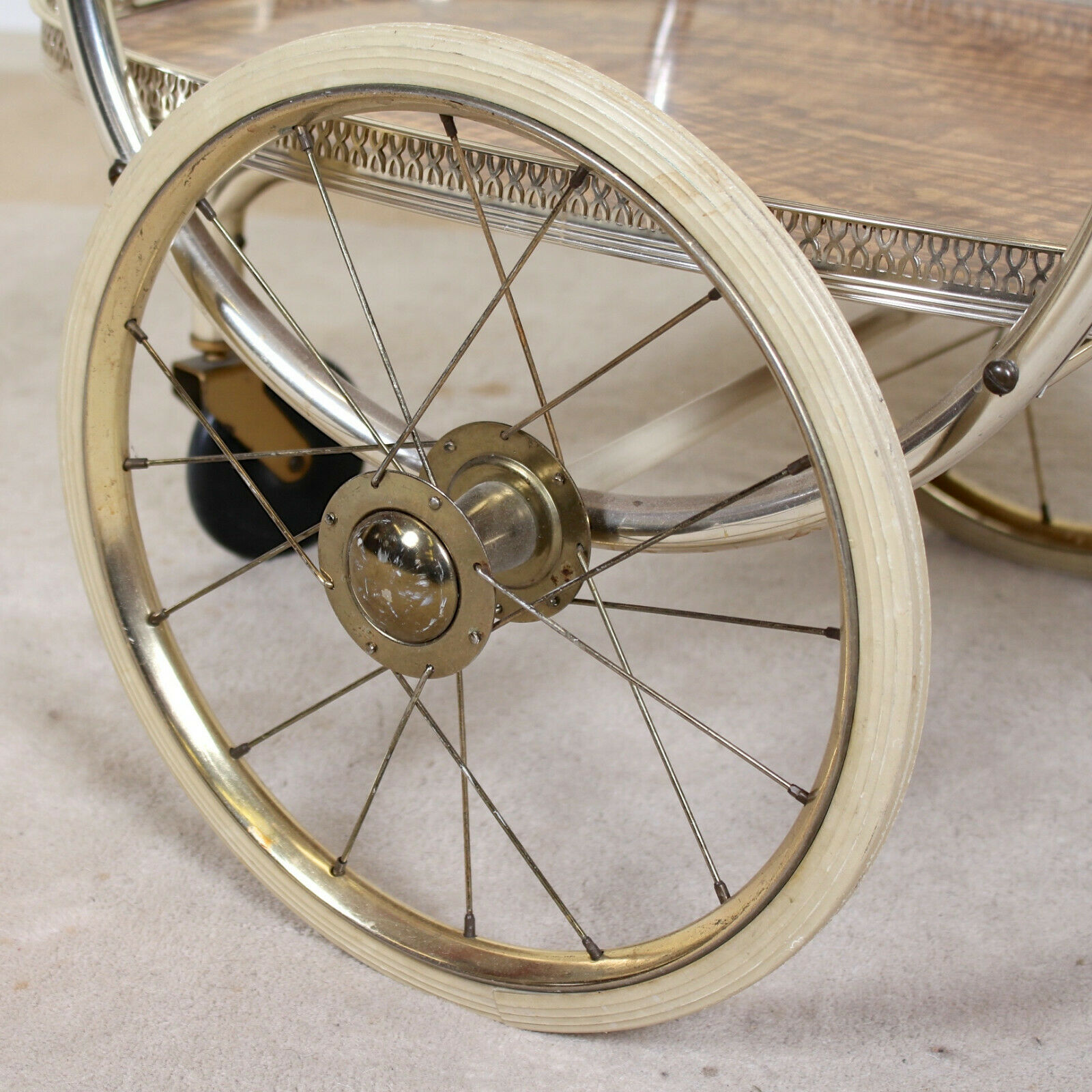 Vintage trolley with two levels