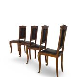Italian art deco dining chairs 1920s