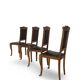 Italian art deco dining chairs 1920s