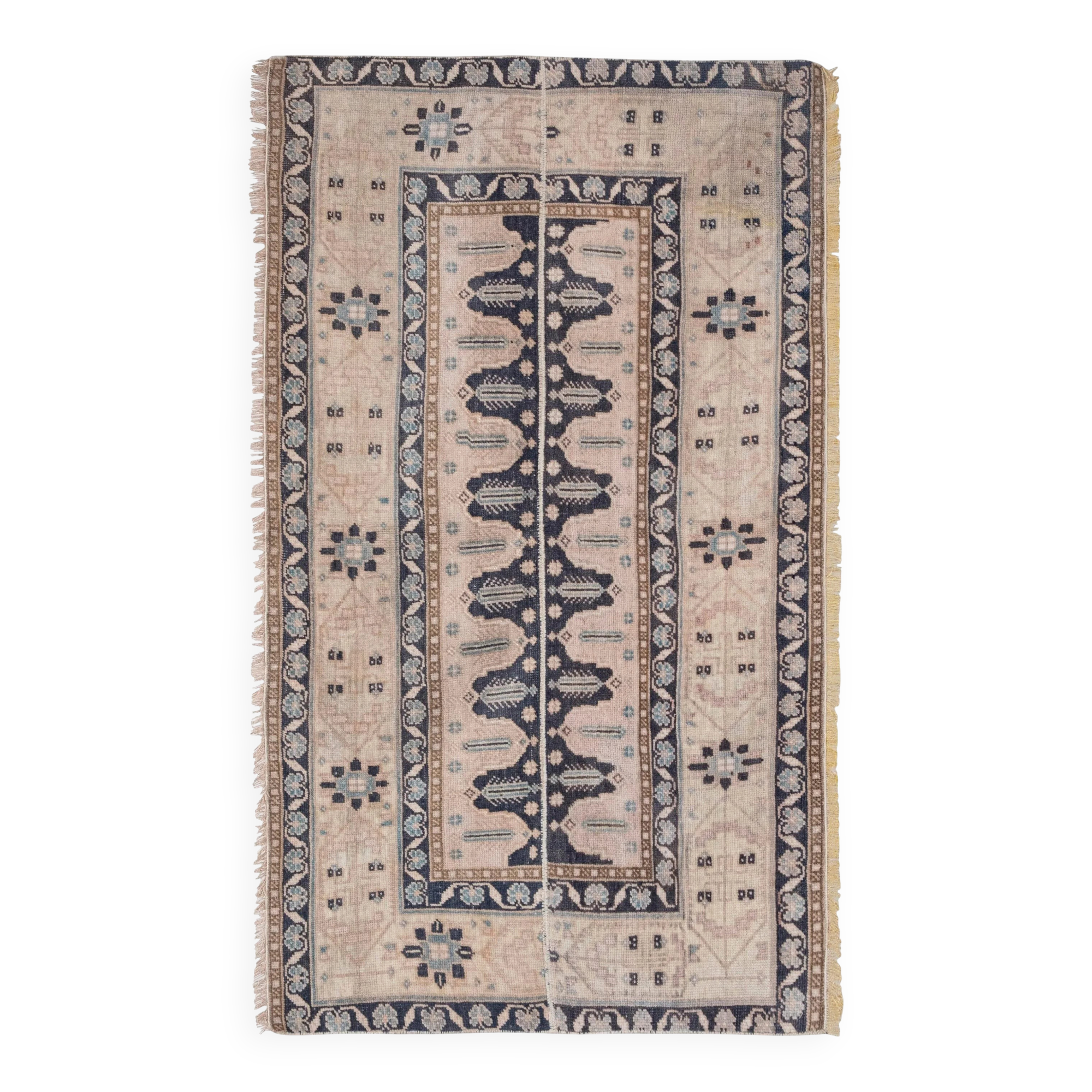 Vintage Turkish handmade rug 86x145 cm