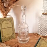 Small molded glass decanter