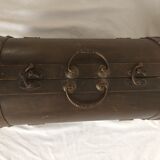 Old doctor wooden suitcase